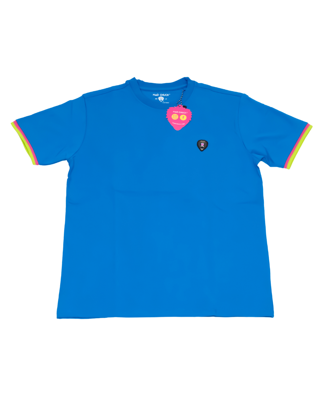 ROYAL CUFF RIBBED CREW NECK WITH NEW RUBBER PATCH - Mad Chuck™