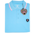 LIGHT BLUE POLO WITH NEW RUBBER PATCH - Mad Chuck™