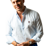 Blue Pin Stripe LS Oxford - Mad Chuck™