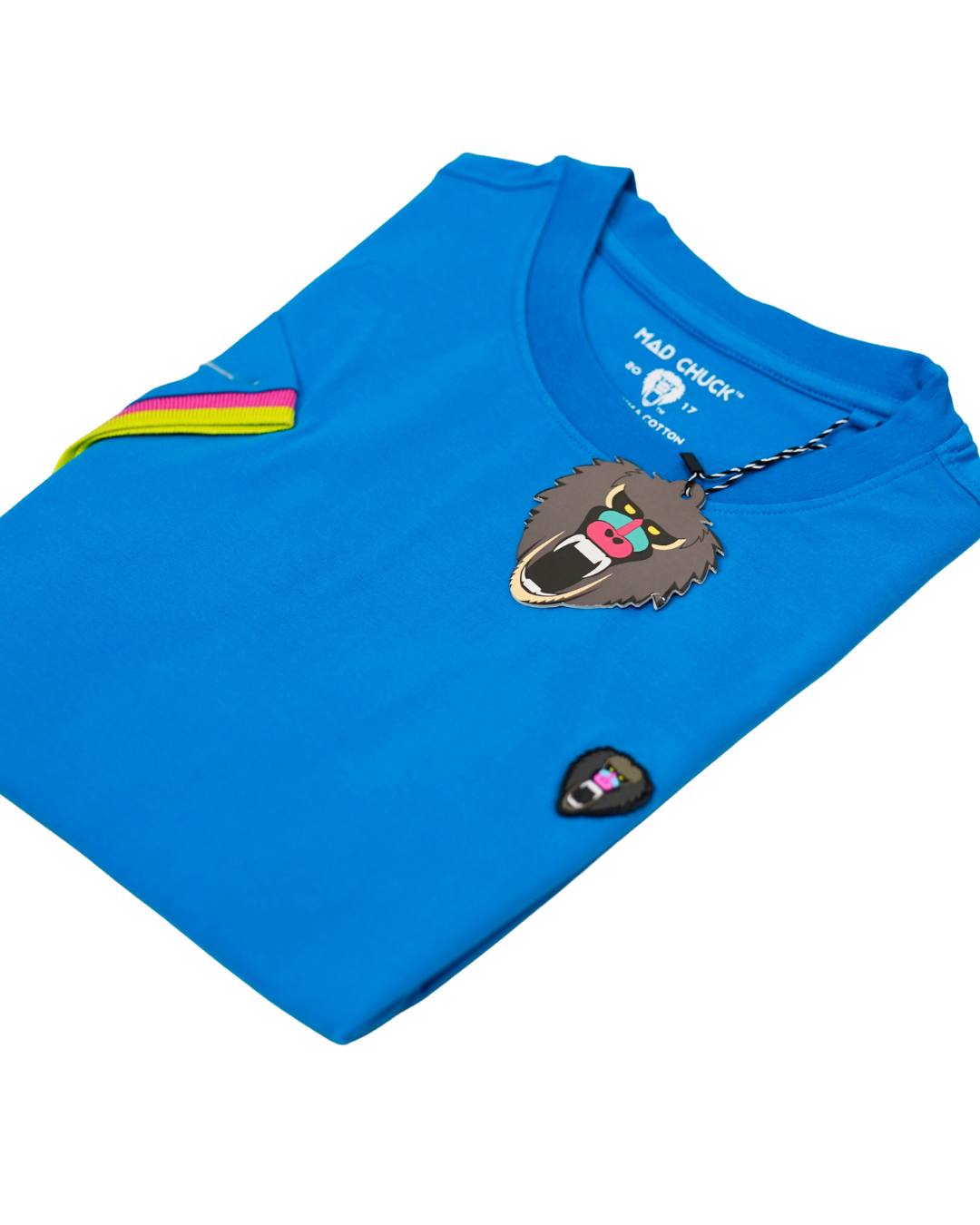 ROYAL CUFF RIBBED CREW NECK WITH NEW RUBBER PATCH - Mad Chuck™