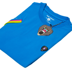 ROYAL CUFF RIBBED CREW NECK WITH NEW RUBBER PATCH - Mad Chuck™