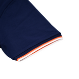 NAVY POLO WITH NEW RUBBER PATCH - Mad Chuck™