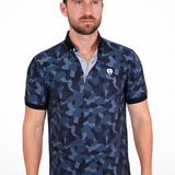CAMO BLACK GOLF POLO