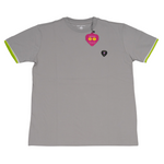 SILVER CUFF RIBBED CREW NECK WITH NEW RUBBER PATCH - Mad Chuck™