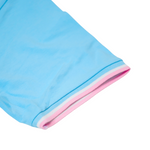 LIGHT BLUE POLO WITH NEW RUBBER PATCH - Mad Chuck™