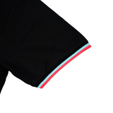 BLACK POLO WITH NEW RUBBER PATCH - Mad Chuck™