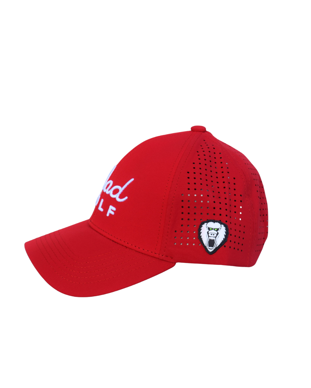Mad Chuck Red Cap - Side Angle