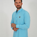 LIGHT BLUE 66 LONG SLEEVE SOLID SHIRT