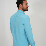 LIGHT BLUE 66 LONG SLEEVE SOLID SHIRT