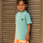 YOUTH TURQUOISE CREW NECK - Mad Chuck™