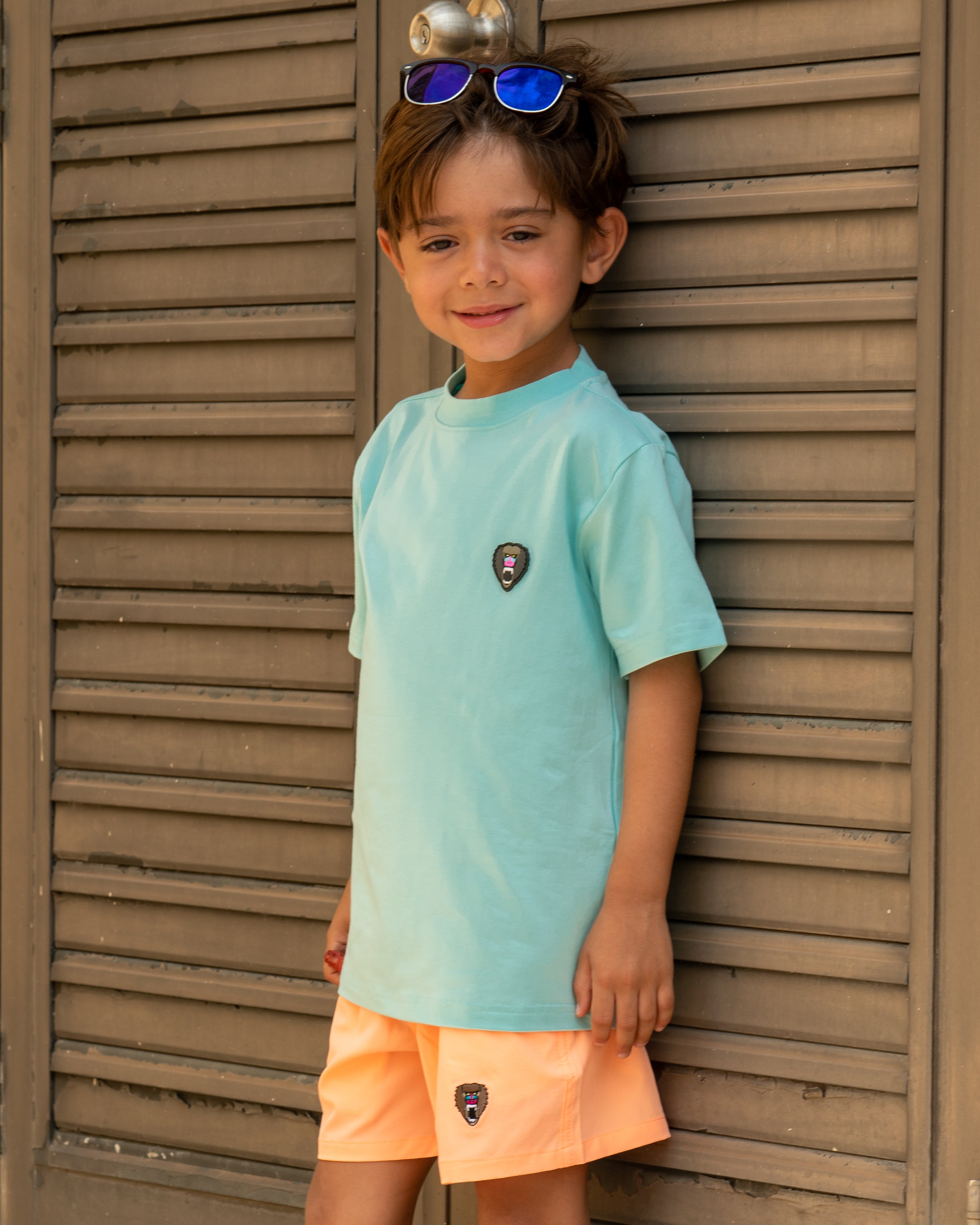 YOUTH TURQUOISE CREW NECK - Mad Chuck™