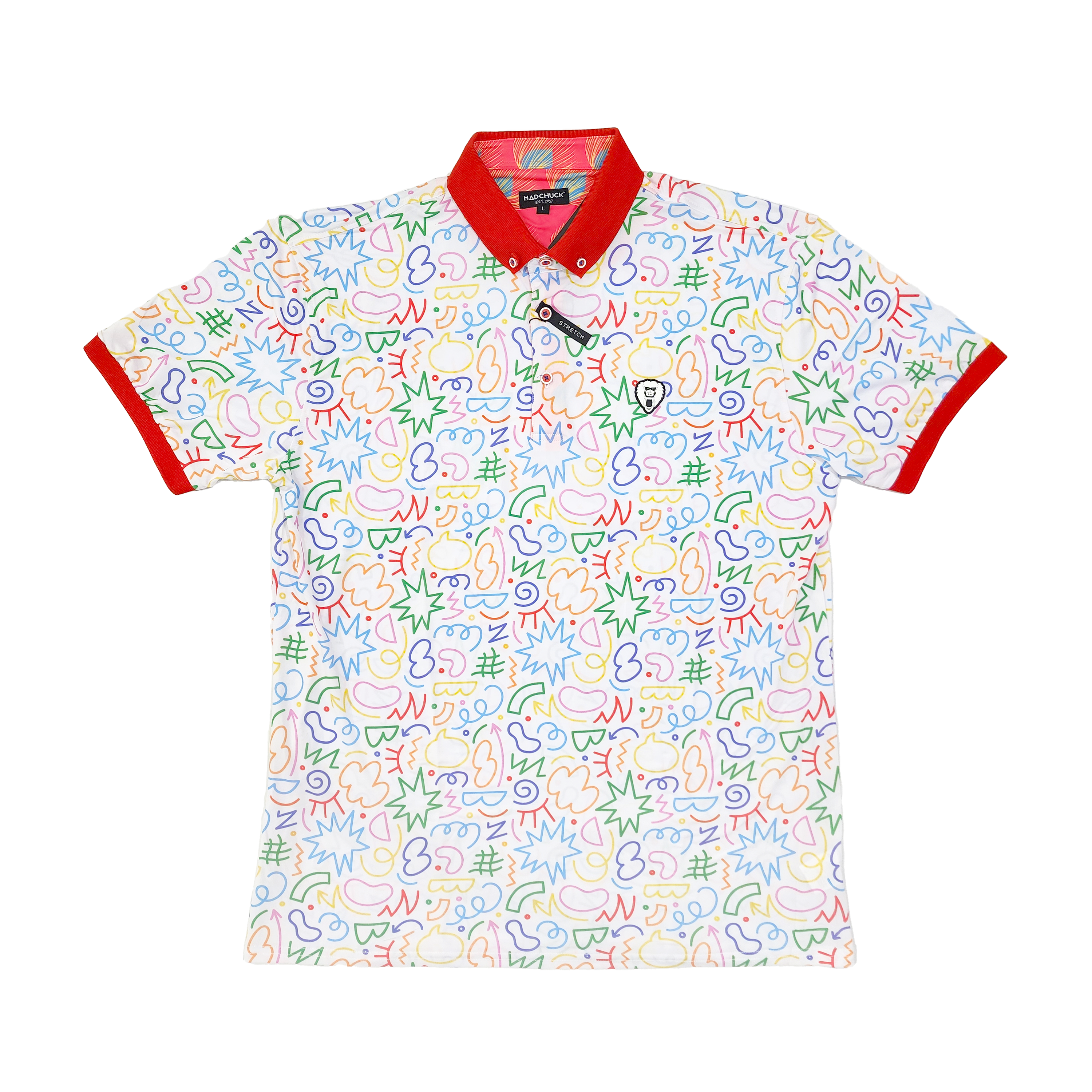 DOODLES GOLF POLO - Mad Chuck™ Main Product Photo