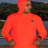 NEON CORAL RASHGUARD