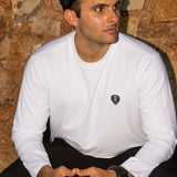 WHITE L/S CREW