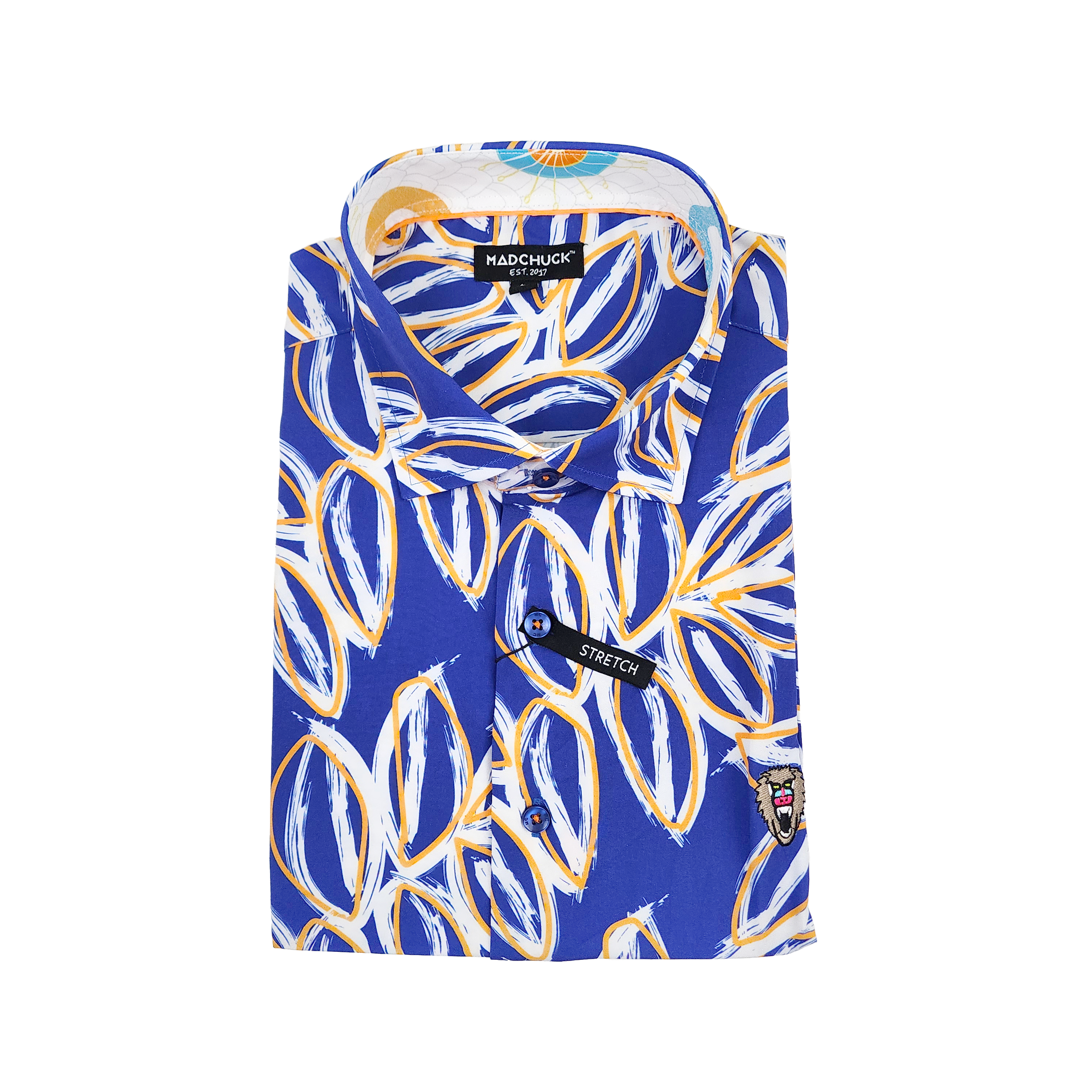 LEAFS PRINT WOVEN - Mad Chuck™ Folded Shirt Photo