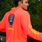 NEON CORAL RASHGUARD
