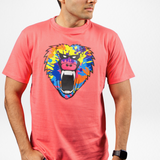 TIE DYE CORAL TEE PRINT