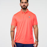HOT CORAL 10 GOLF POLO