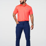 HOT CORAL 10 GOLF POLO
