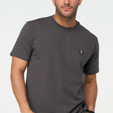 CHARCOAL CREW NECK