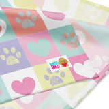 Miss Bali by MadChuck All-over print bandana- Love Paw
