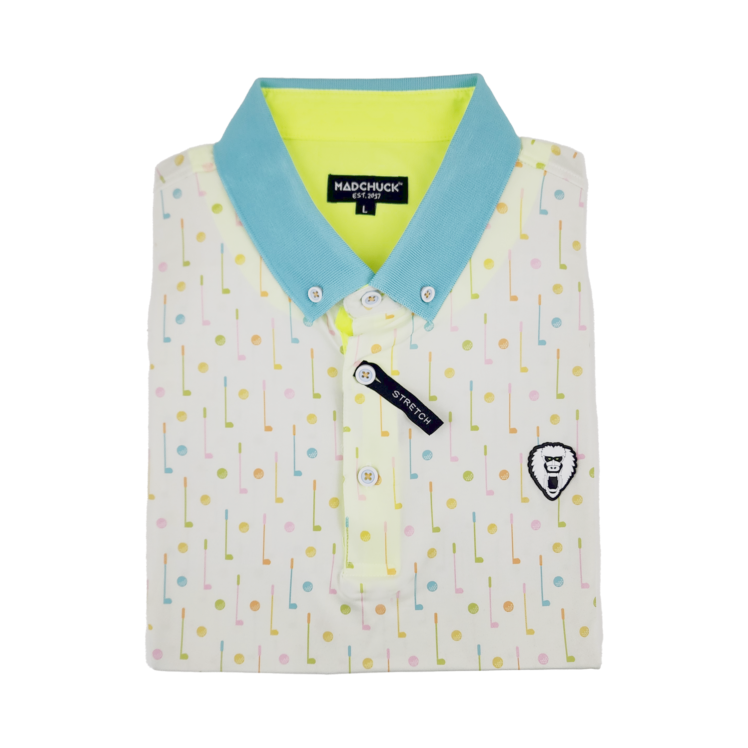 CLUBS 2.0 GOLF POLO - Mad Chuck™ Folded Shirt Photo