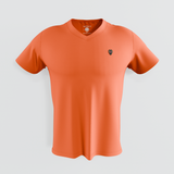 Neon Orange V Neck